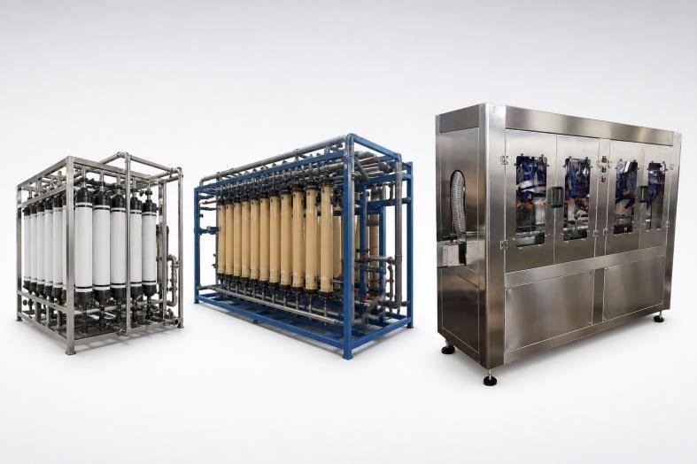 Filtration and bottle drying equipment options
