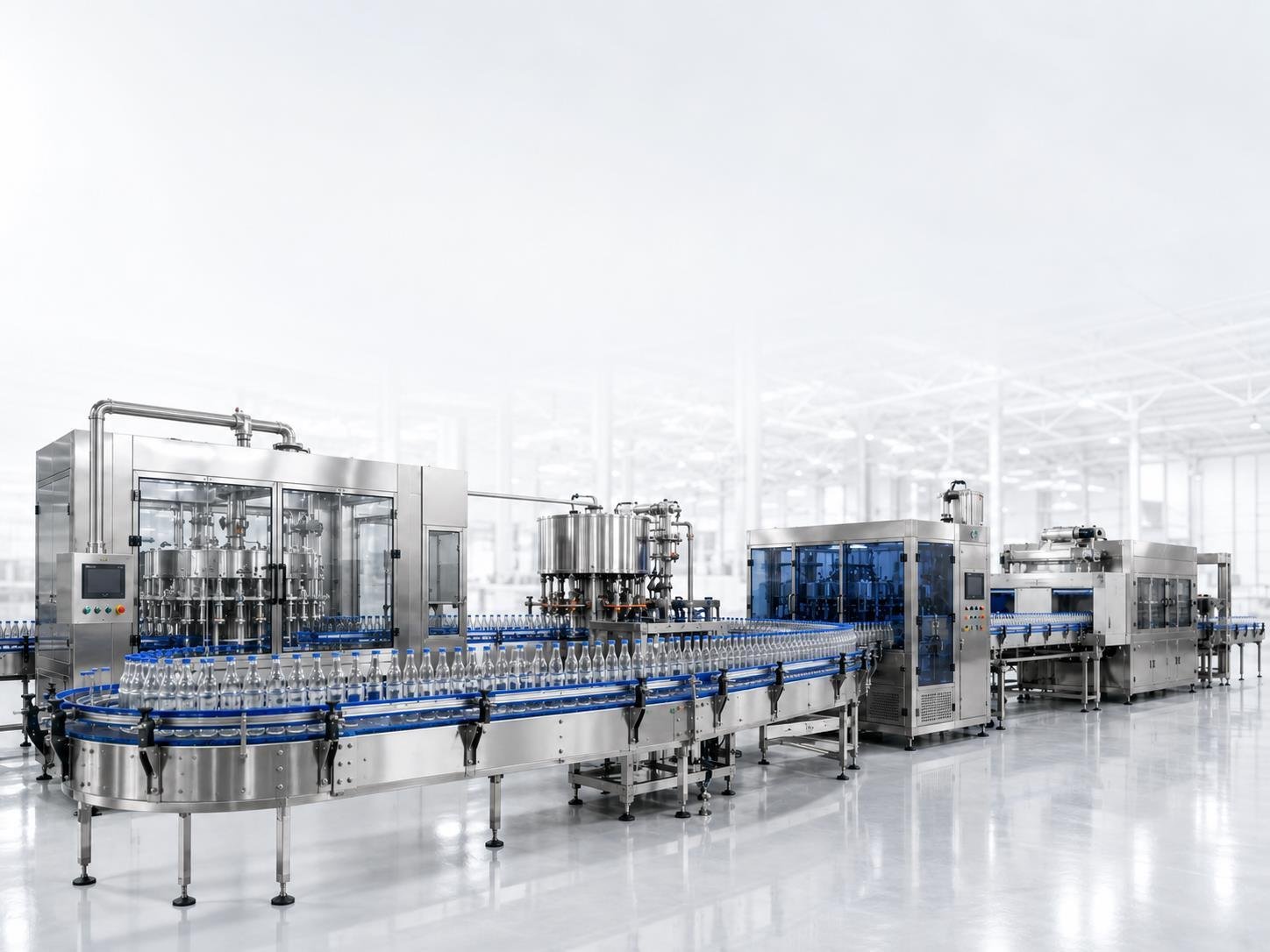 Complete 5 gallon water bottling plant equipment line from Allot Tech catalog